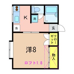 パレオⅠの物件間取画像